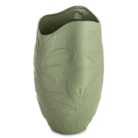 Wazon porcelanowy 36x19x17 cm MELINDA zielona