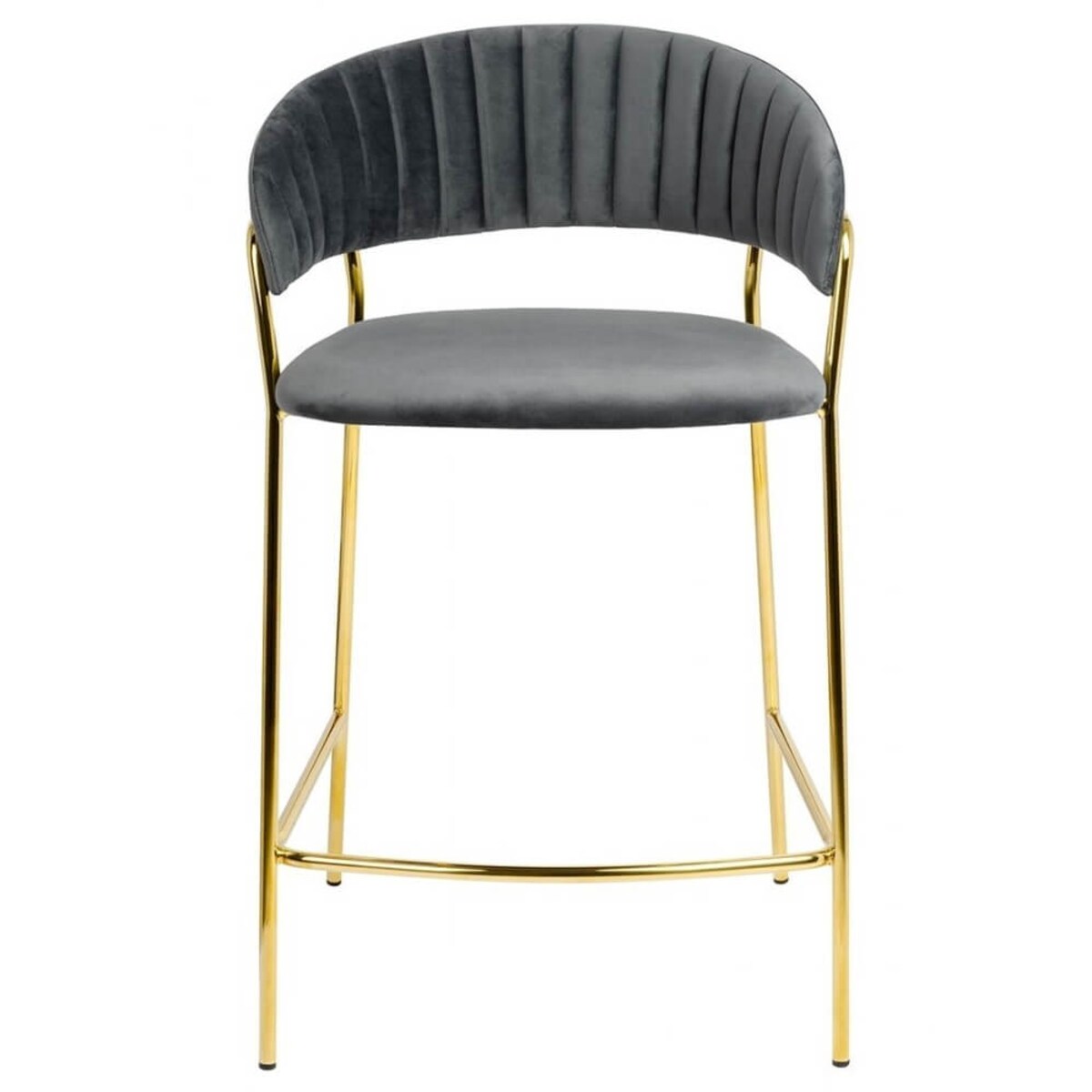 Barowe krzesło kuchenne Margo KH1201100129.11 King Home ciemnoszare, King Home