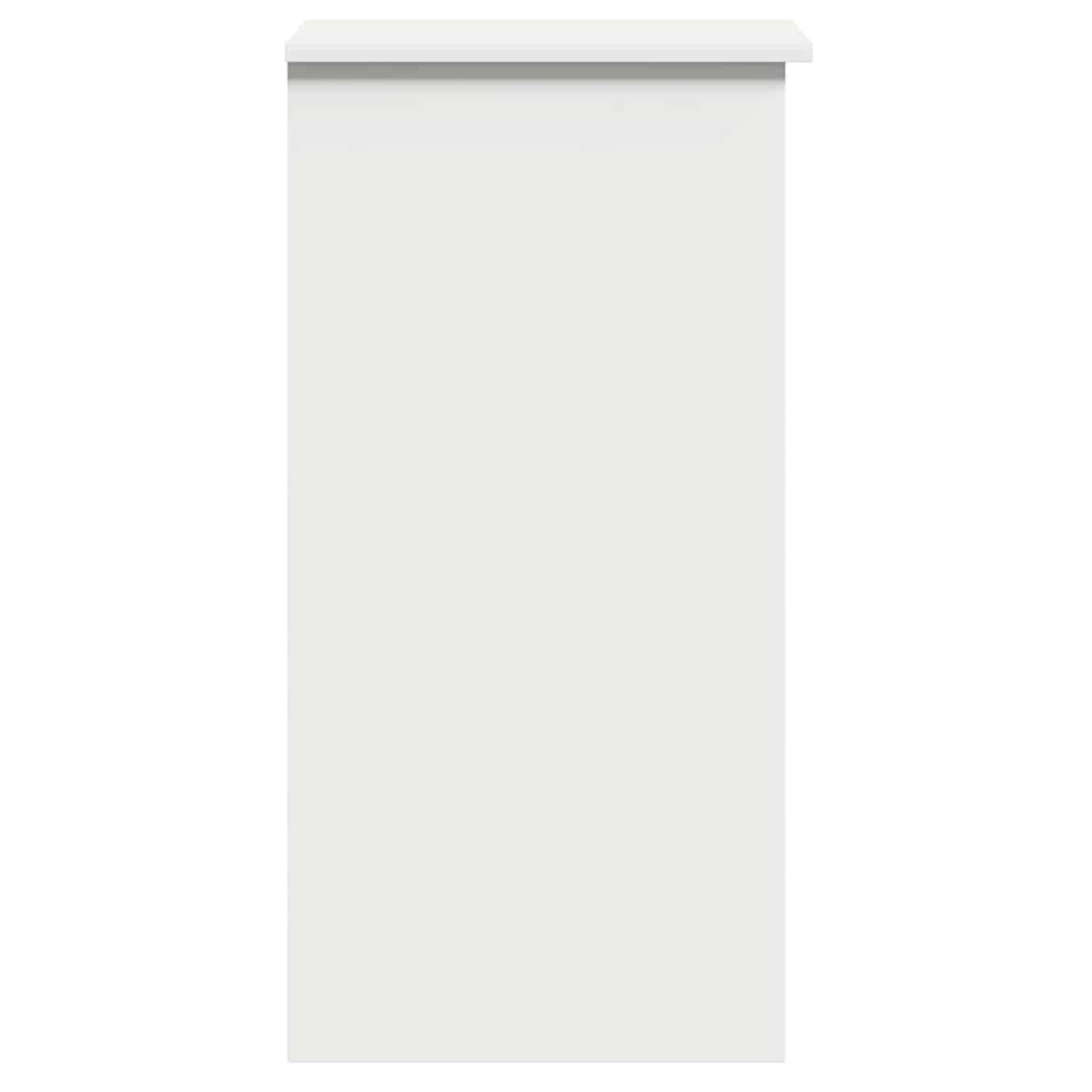 vidaXL Biurko z półkami, biała, 84x40x78 cm, materiał drewnopochodny