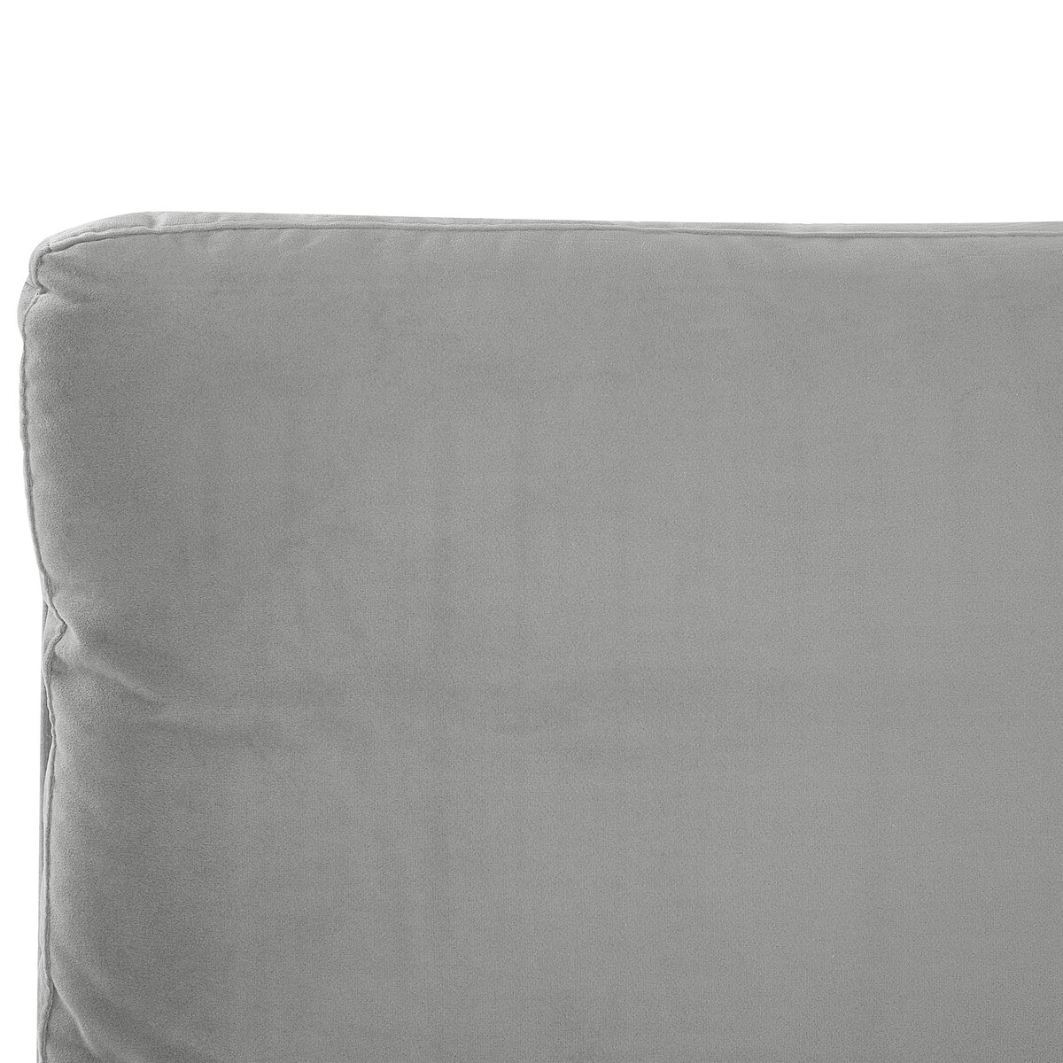 Łóżko Welur MELLE 180 x 200 cm Szary