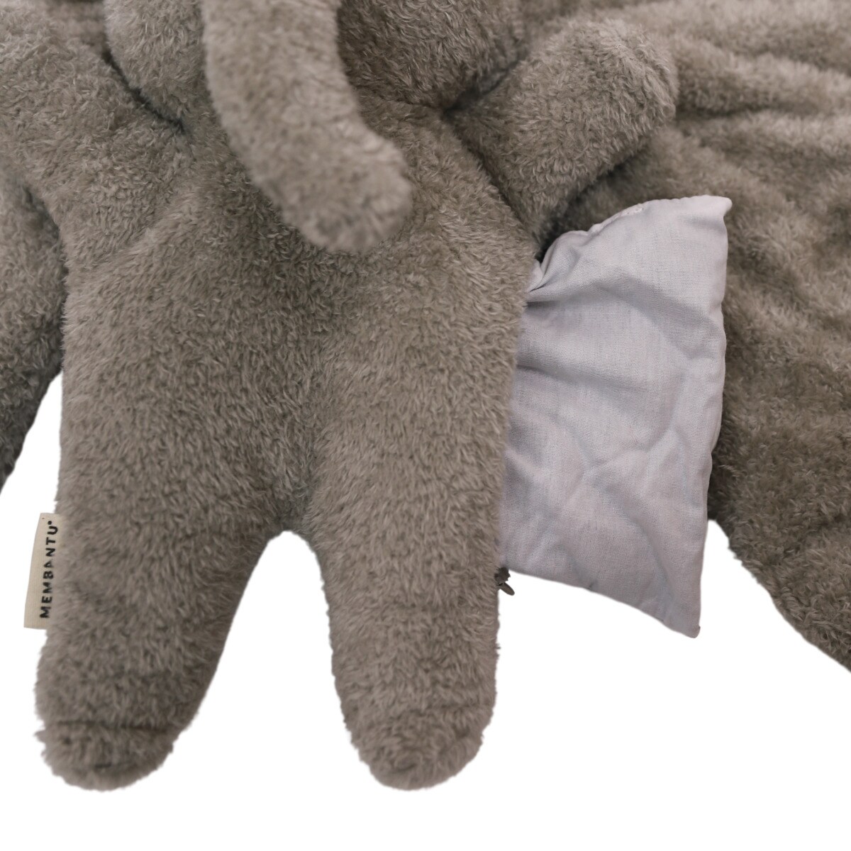 Stabilizator dla dziecka, pluszak obciążeniowy - słoń, szary