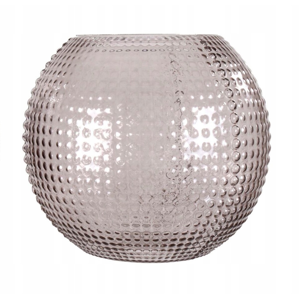 ŚWIECZNIK tealight BEZBARWNY SZKLANY wys. 11cm