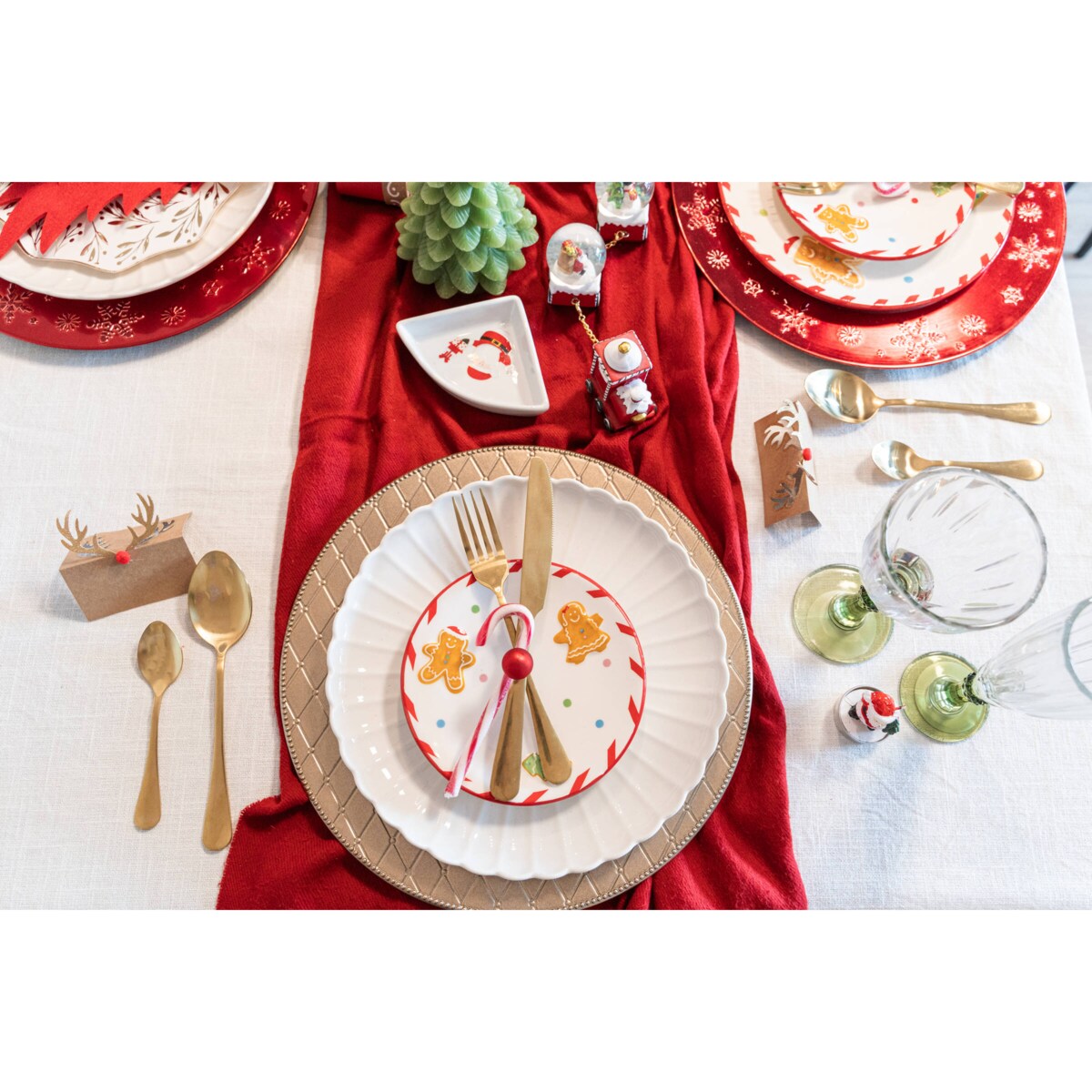 Komplet sztućców GREEN HARMONY, 24 elementy