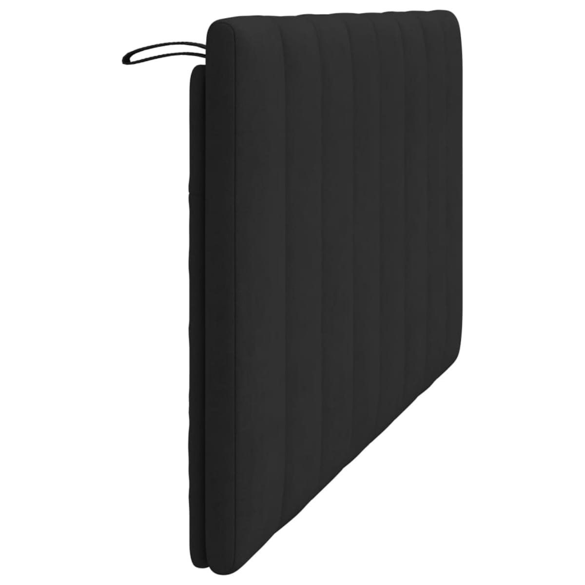 vidaXL Poduszka na wezgłowie, Hanko, czarna, 160 cm, aksamitna