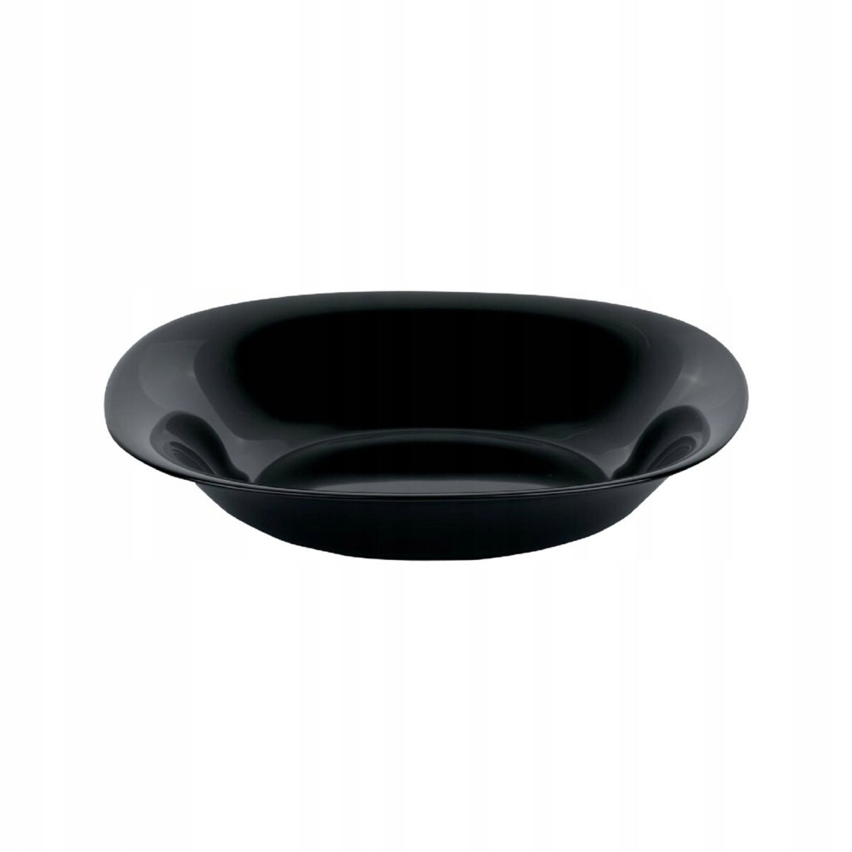 TALERZE GŁĘBOKIE NA ZUPĘ czarny 6x 21 cm LUMINARC kwadratowy carine obiad