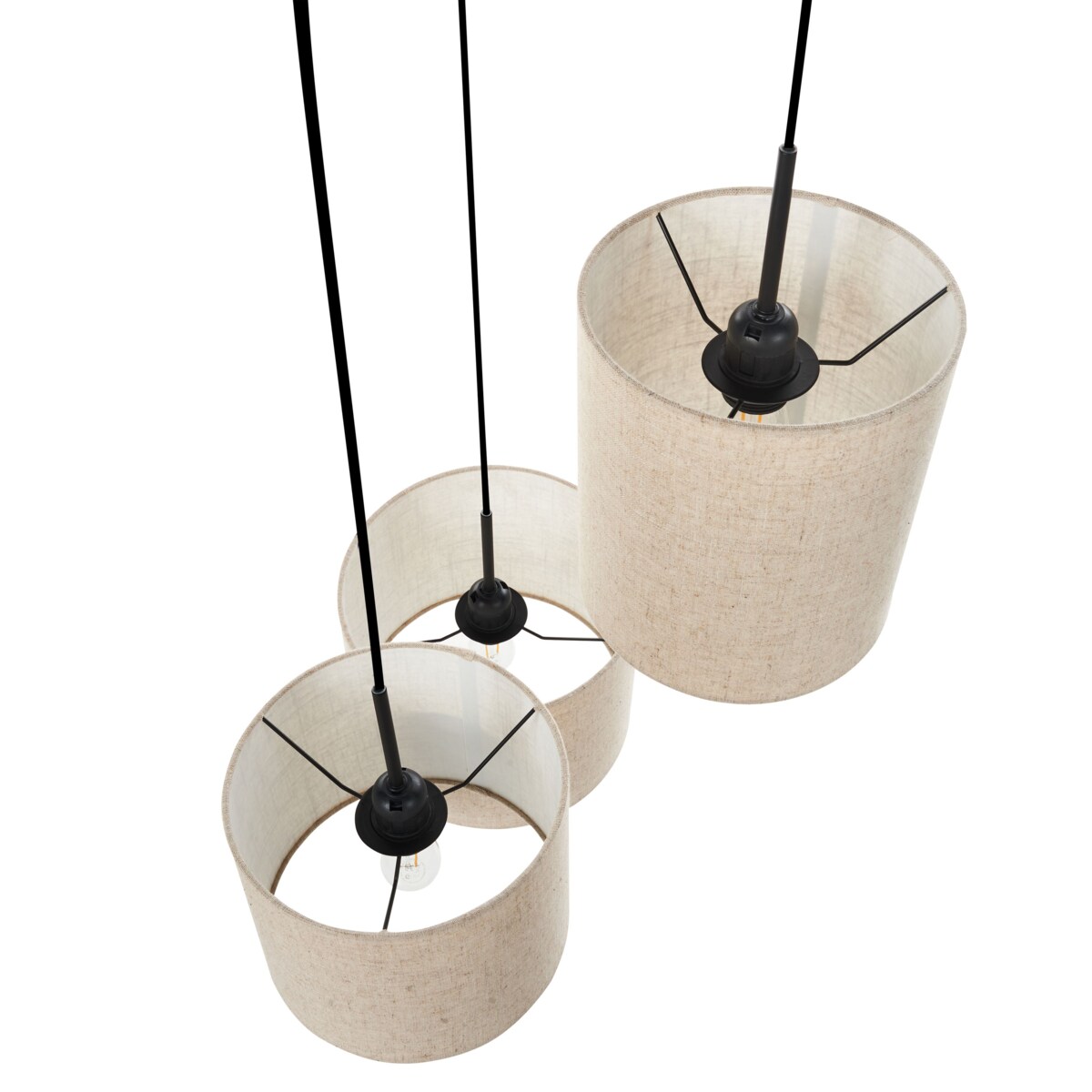 Lampa wisząca PARGUAZA Len Jasnobeżowy