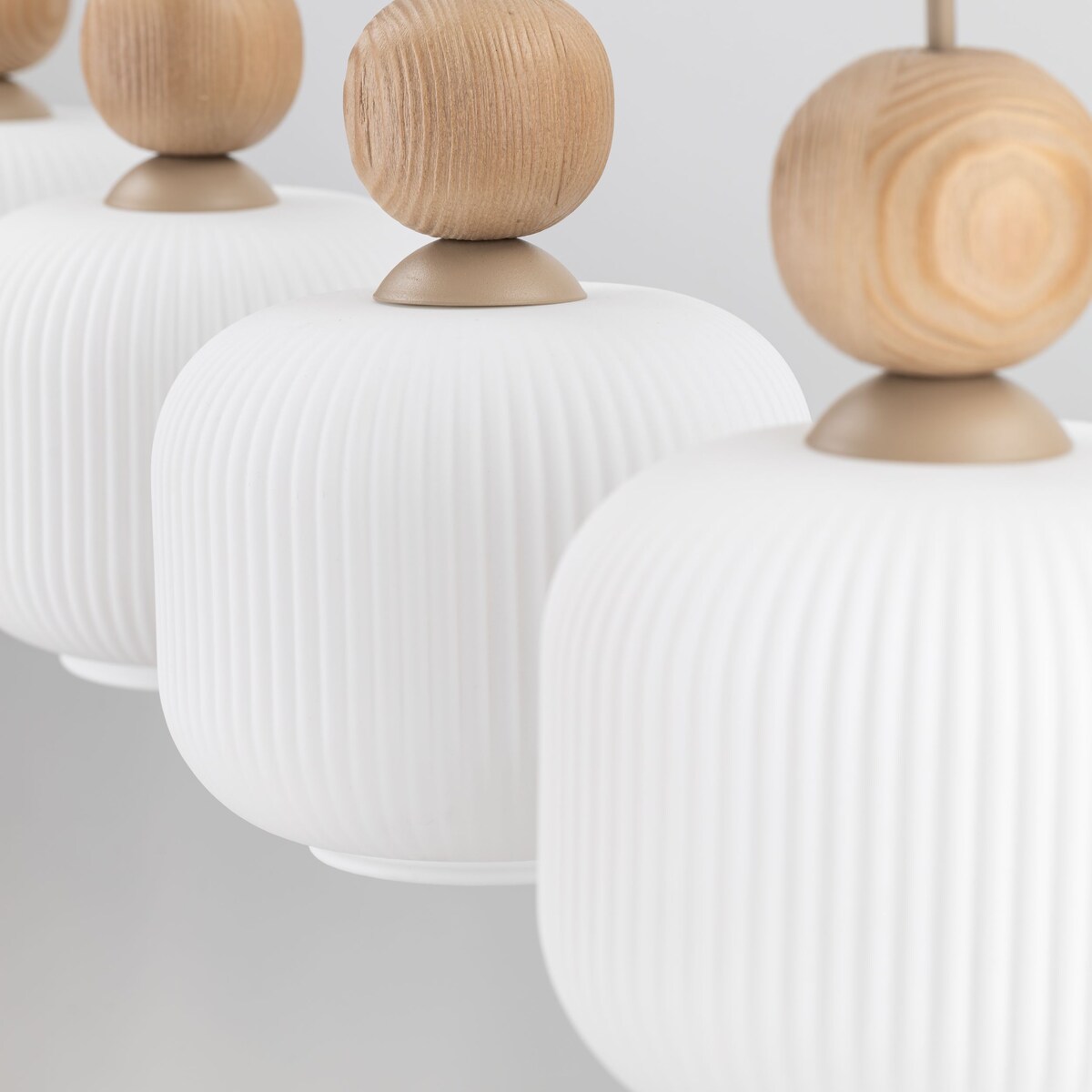 Lampa wisząca BALLO 11051 TK Lighting 4xE14 szklane klosze Sabia/biel 80 cm regulowana wysokość