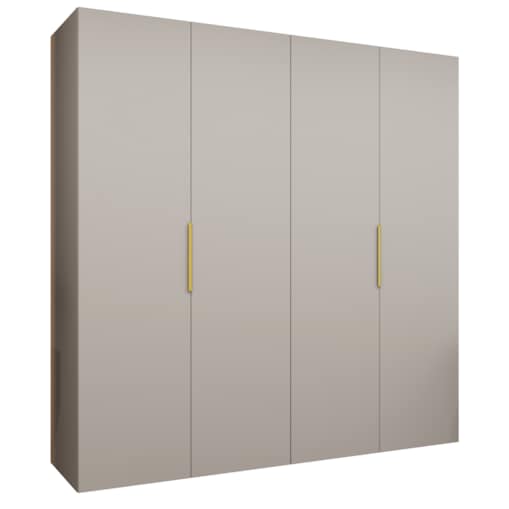 Szafa uchylna otwierana MARBELLA 1 200 wys. 202 cm Kaszmir + u. Złoty