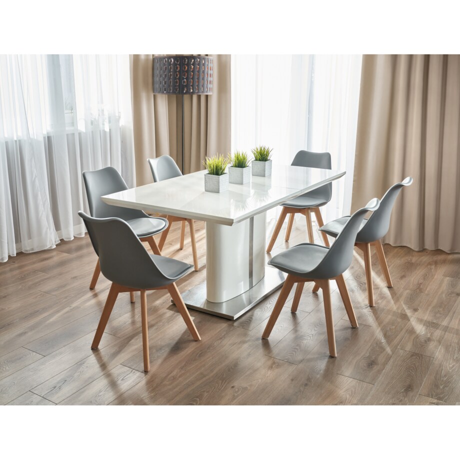 Krzesło skandynawskie OSLO do kuchni szare