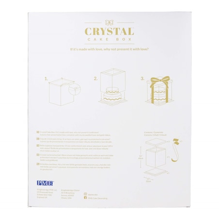 PME Przezroczyste pudełko na ciasto 300 mm