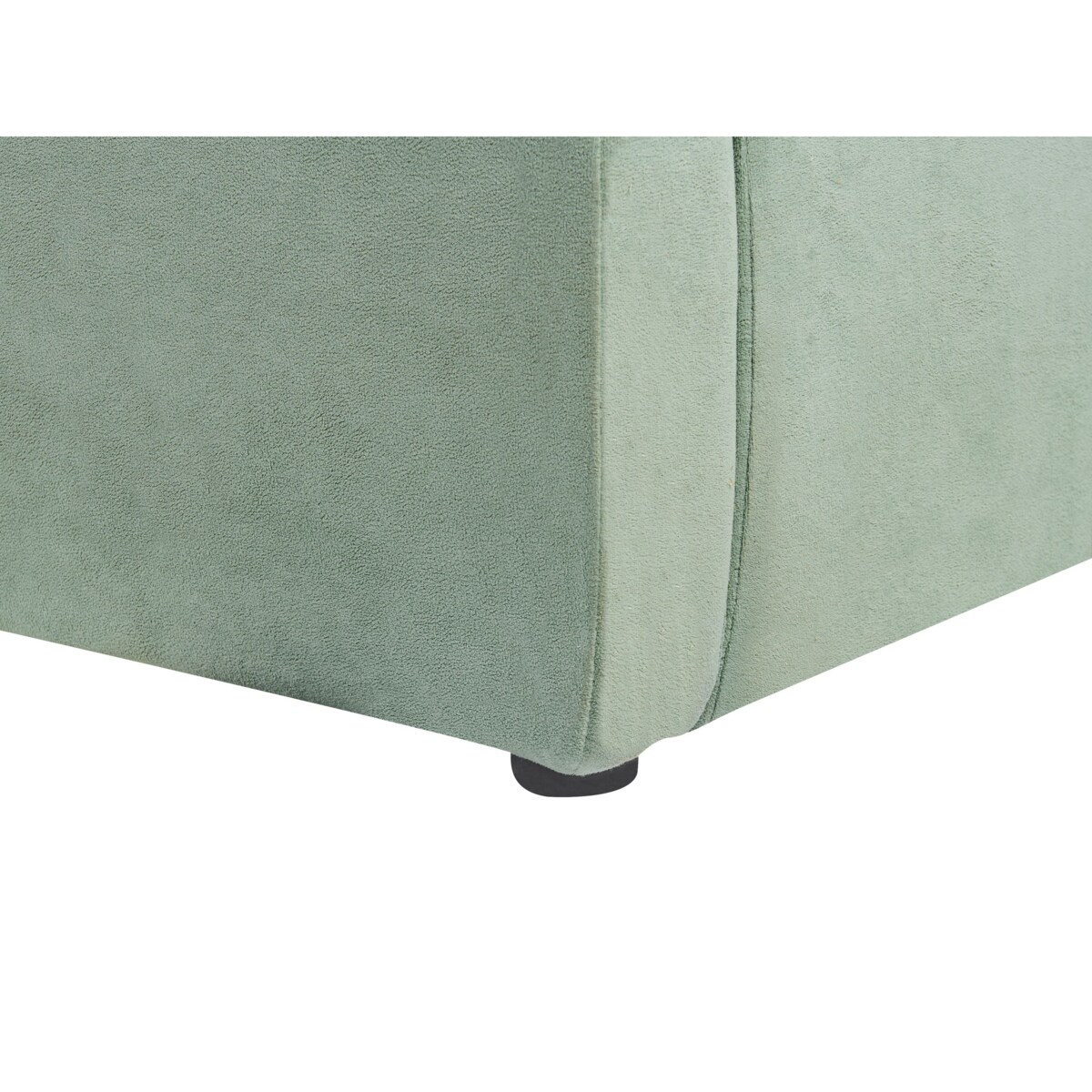 Łóżko wodne Welur BAJONNA 180 x 200 cm Miętowy