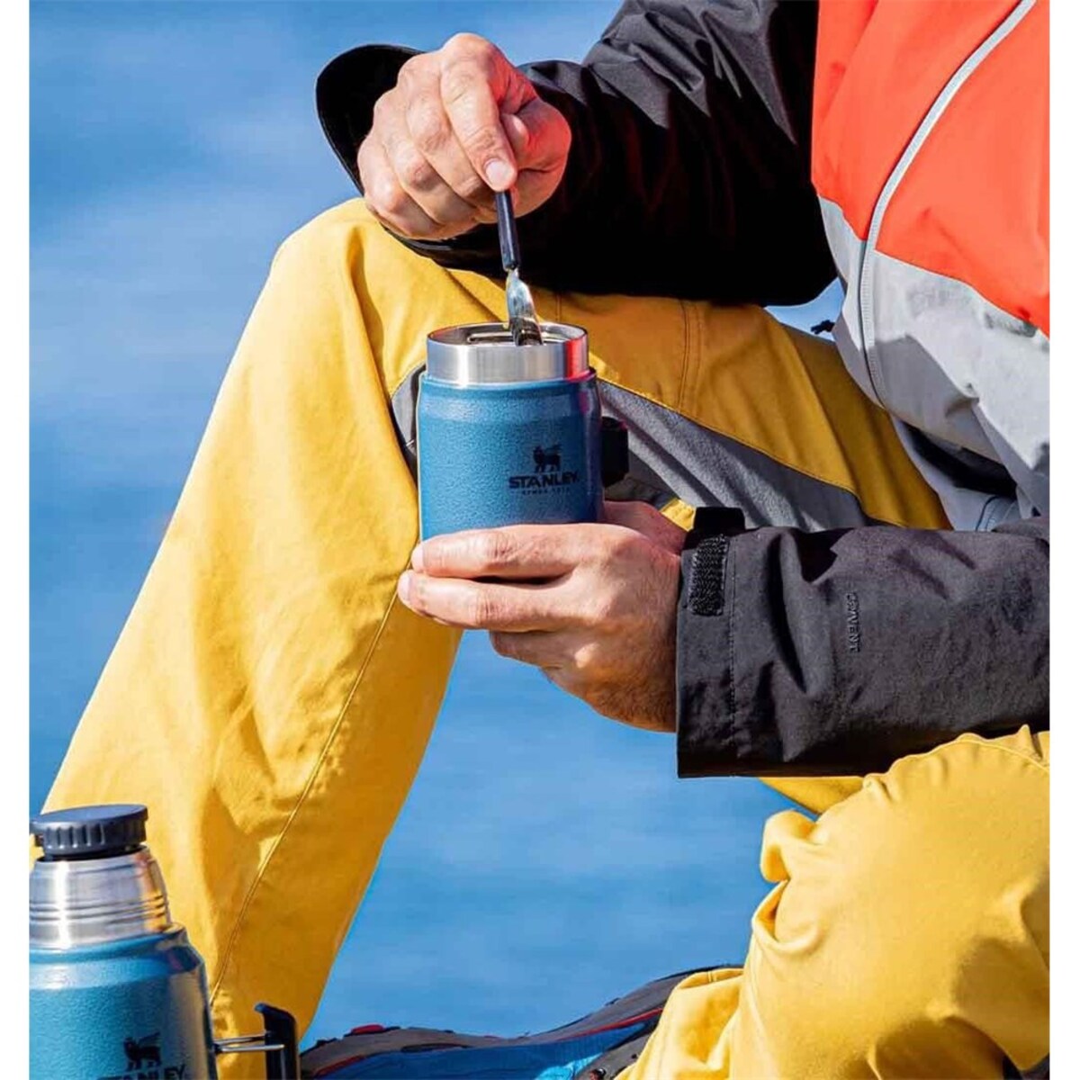 Termos obiadowy ze sztućcem CLASSIC - 0,4 L HAMMERTONE LAKE / Stanley