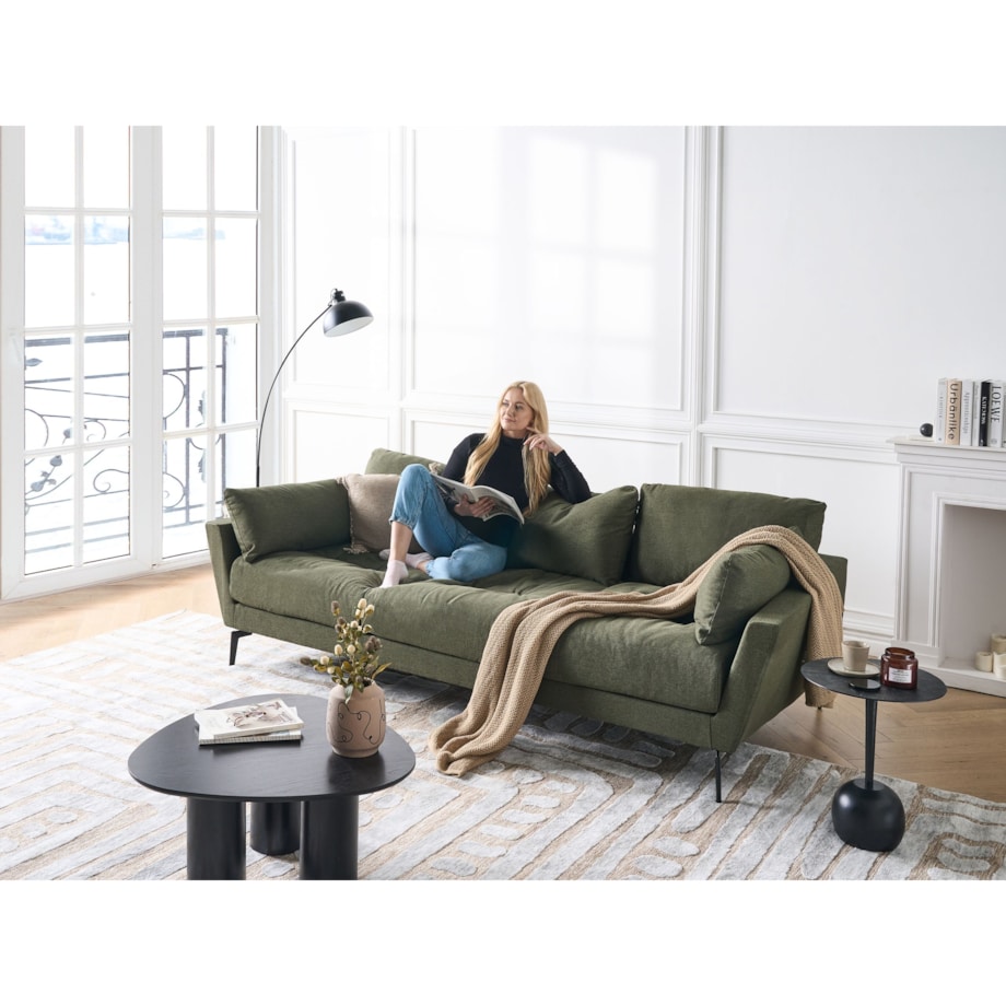 Sofa 4-osobowa zielona NENOLA