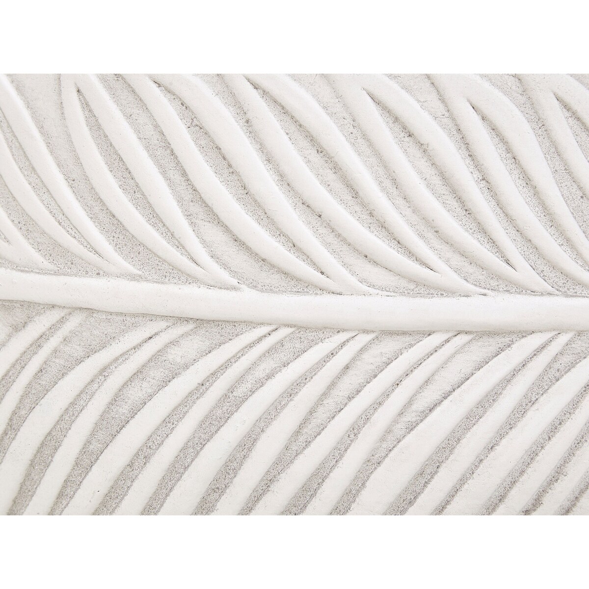 Doniczka okrągła 35 x 35 x 19 cm złamana biel FTERO