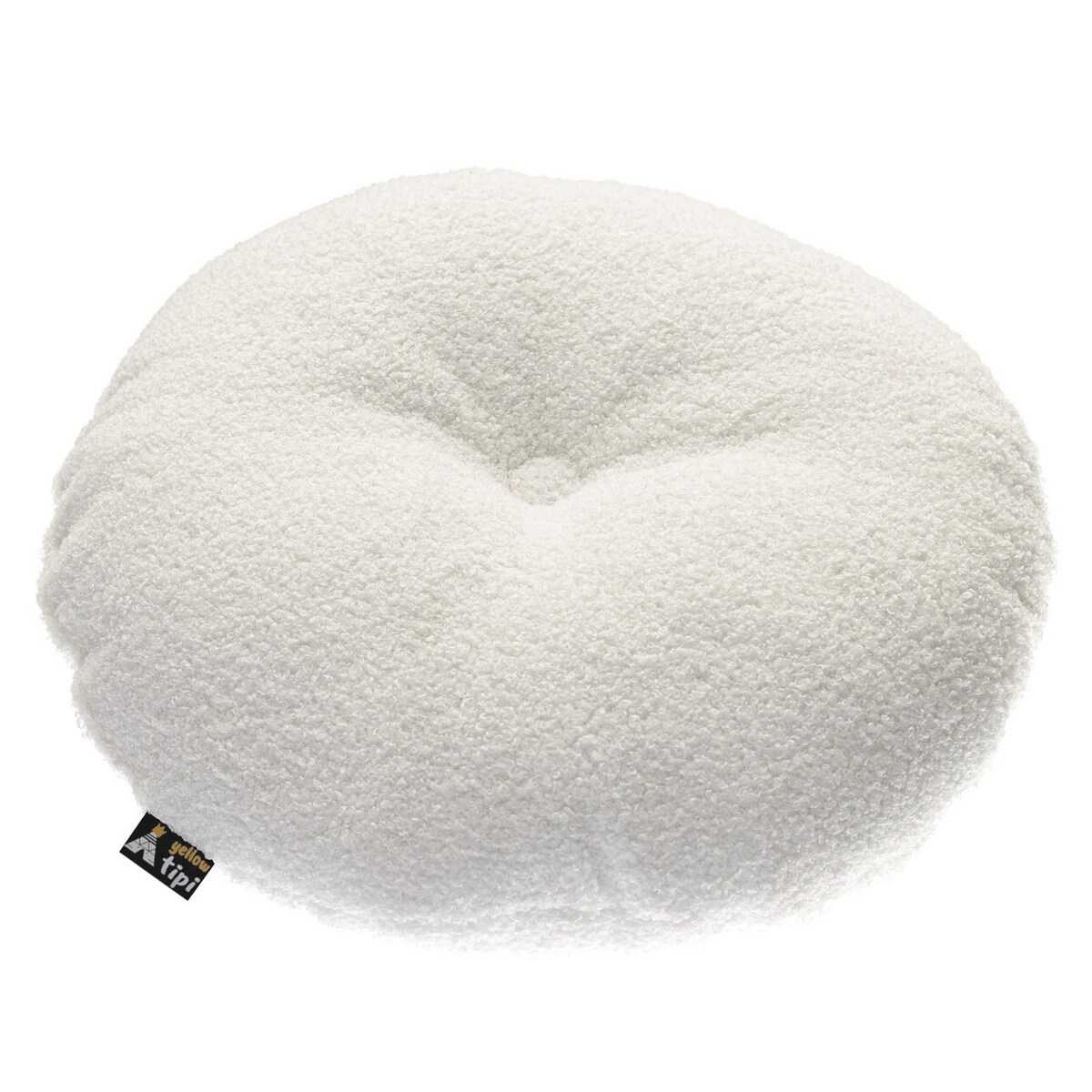 Poduszka Candy Dot, biały, 37 cm, Boucle