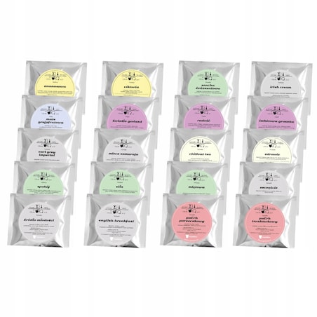 ZESTAW HERBAT na DZIEŃ OJCA PREZENT UPOMINEK dla TATY TEŚCIA 20 smaków