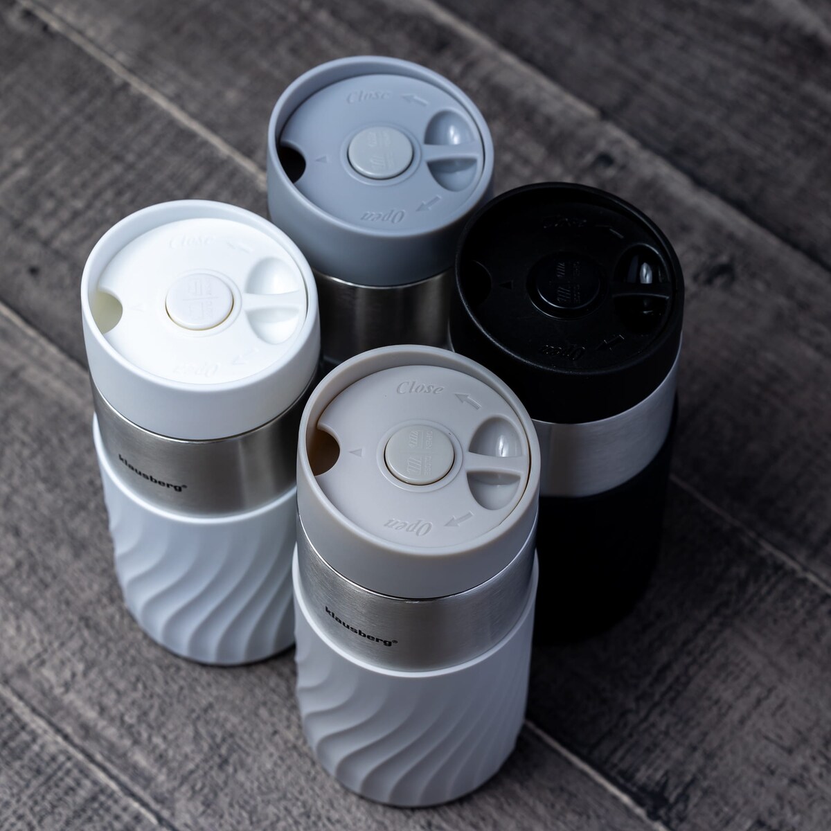 Kubek termiczny 300ml KLAUSBERG szary