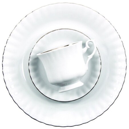 Garnitur do kawy dla 12 osób 39 el. Iwona Platynowa Linia B357