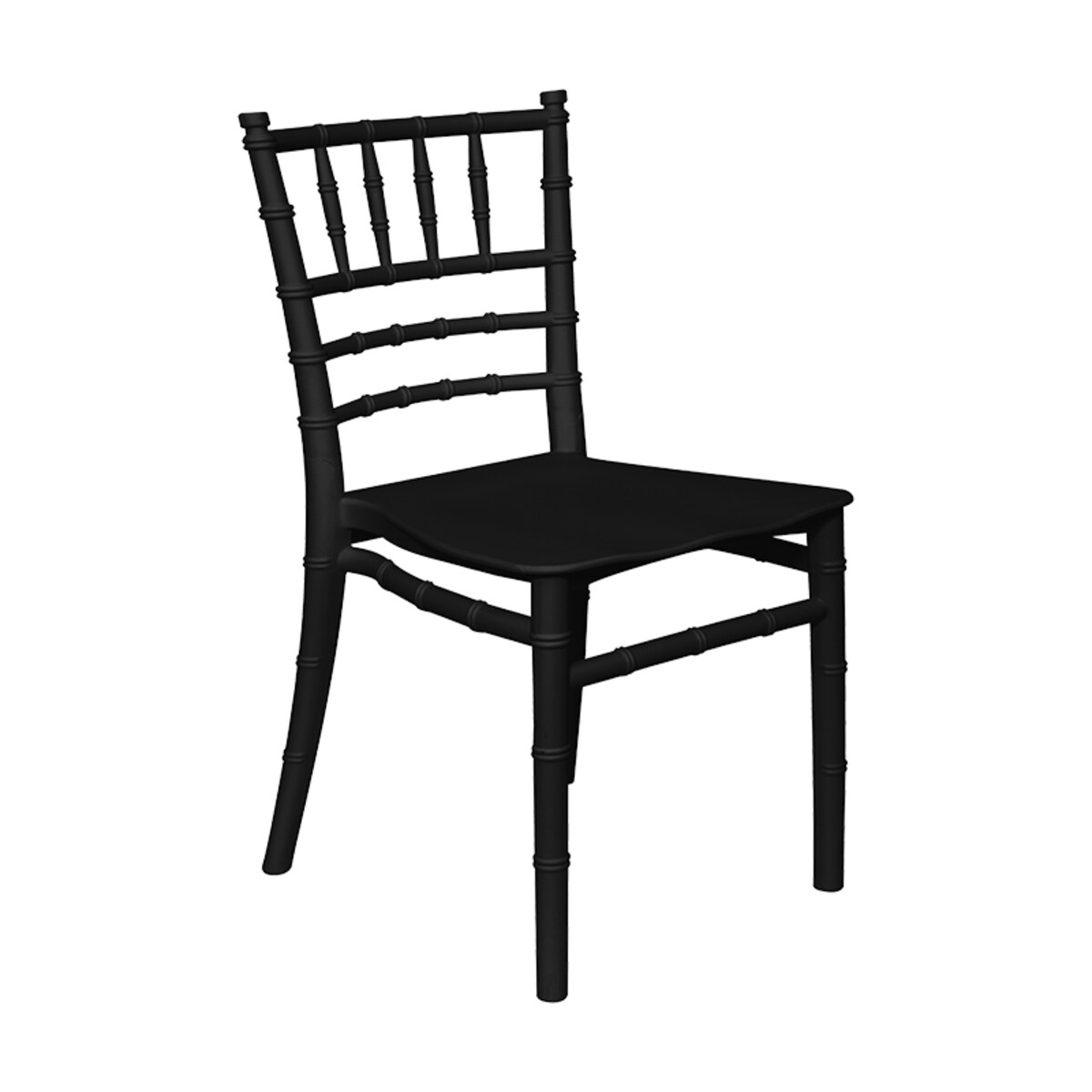 Krzesełko dla dzieci plastikowe z oparciem czarne dziecięce