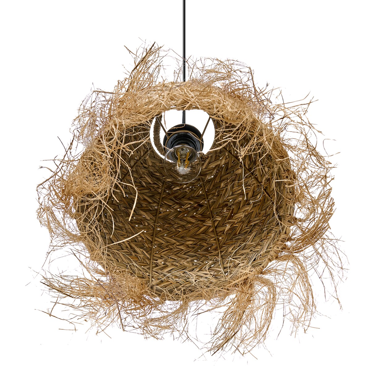Lampa wisząca MOROVIS Trawa morska Naturalny
