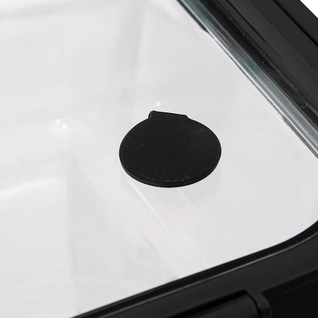 Szklany pojemnik na żywność z hermetyczną pokrywką, transparentny