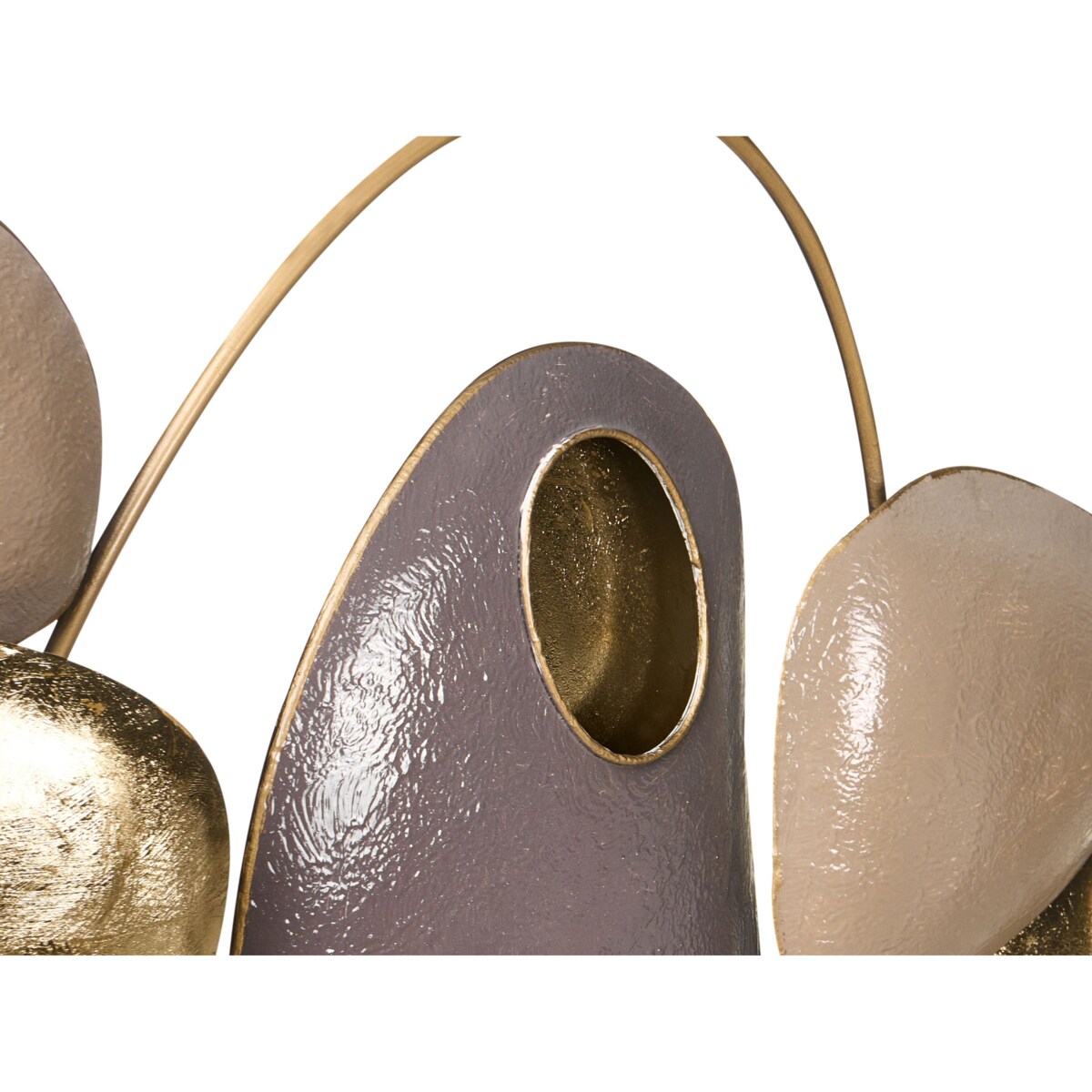 Dekoracja ścienna CLANE Metal 46 cm Złoty