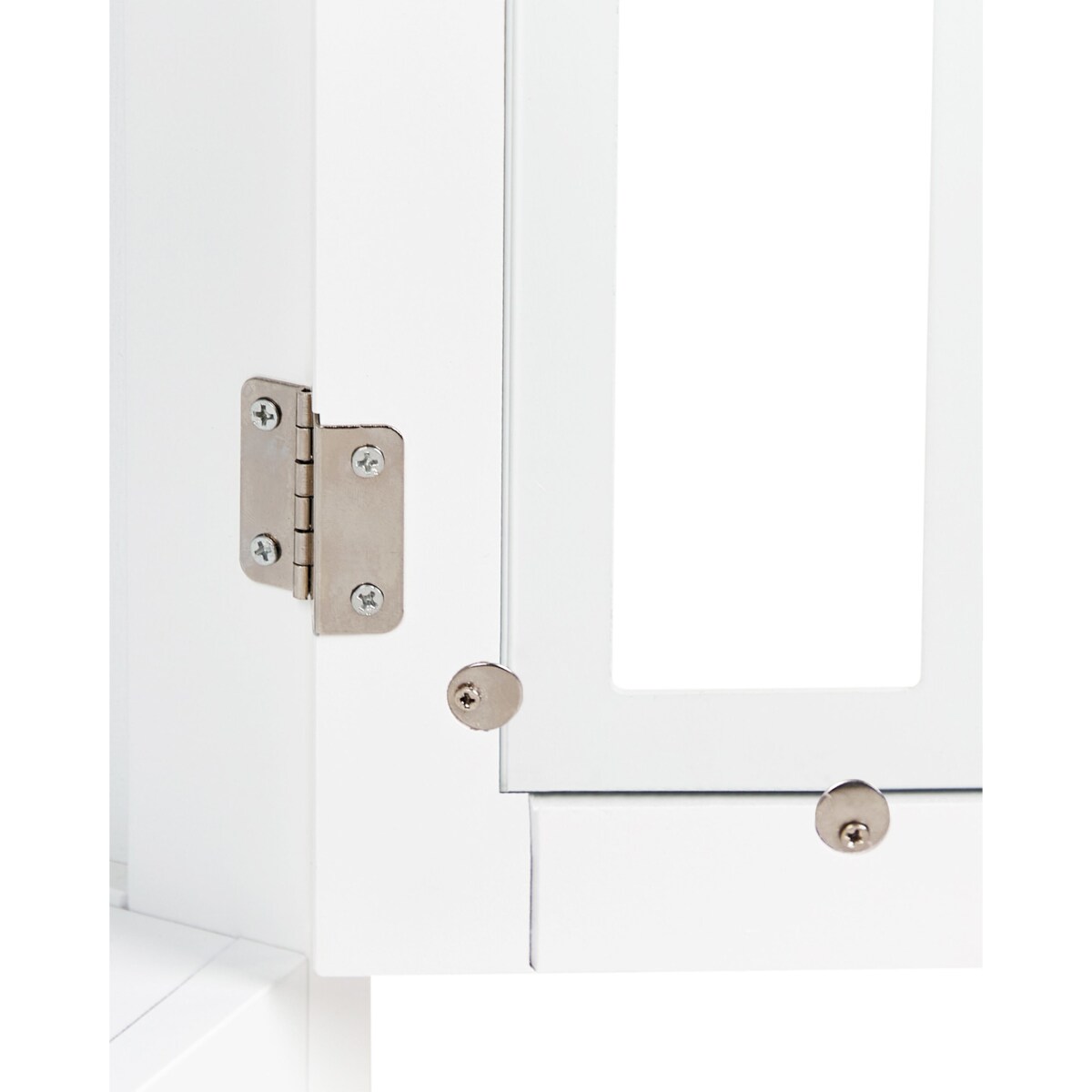 Witryna MIRAM Drewno 80 cm 36 cm Biały