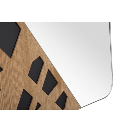 Lustro ścienne Angle, kolor wielokolorowy, płyta MDF, 50 x 1 x 90 cm, do salonu i przedpokoju, Mauro Ferretti