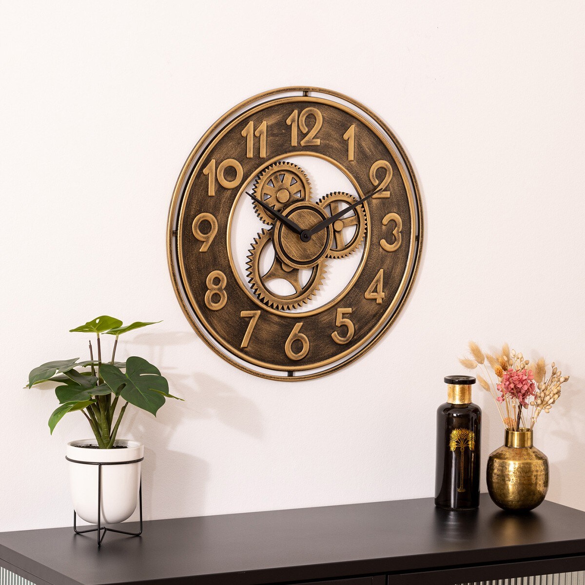 Zegar ścienny, metalowy Jacob 48 cm