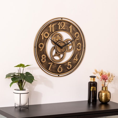 Zegar ścienny, metalowy Jacob 48 cm