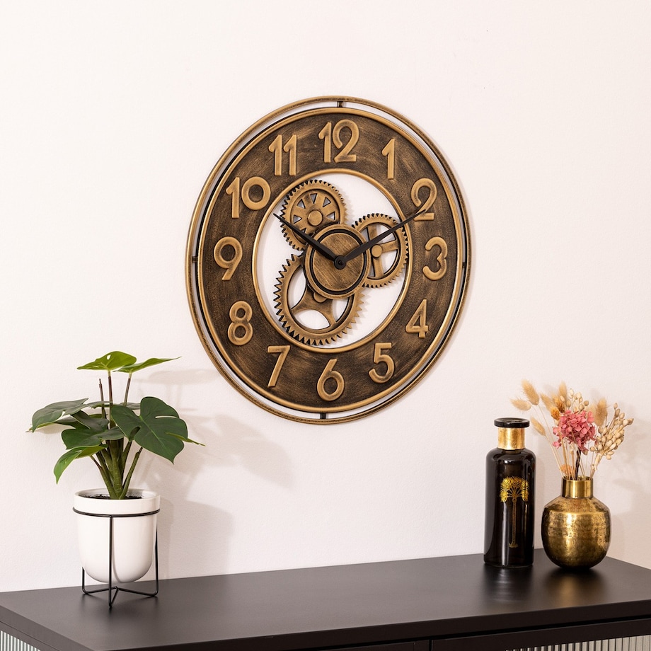 Zegar ścienny, metalowy Jacob 48 cm