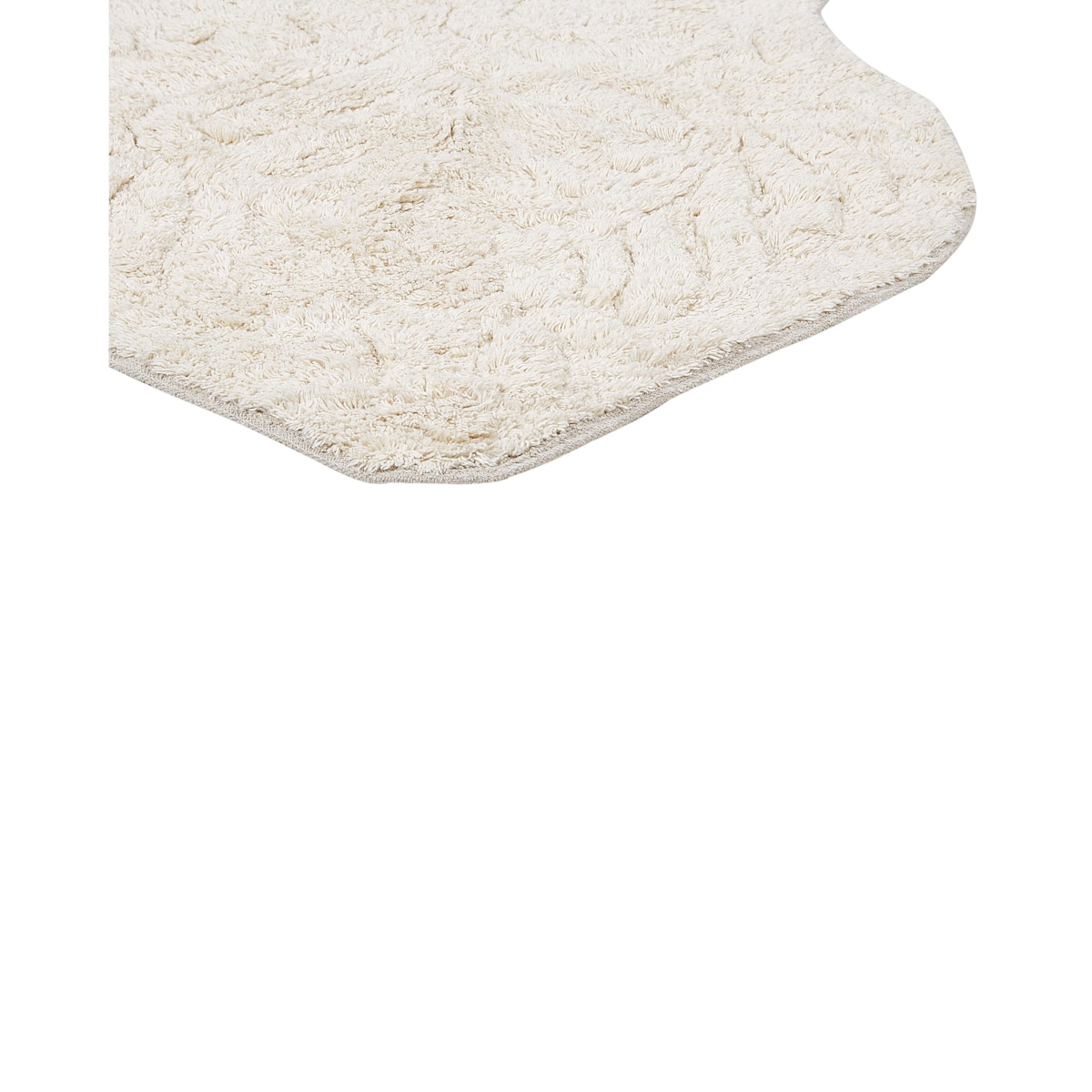 Dywanik łazienkowy bawełniany 150 x 60 cm beżowy CANBAR