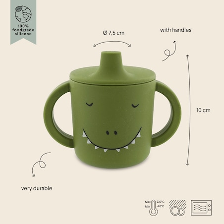 Silikonowy Kubek Niekapek - Dinozaur Trixie Baby