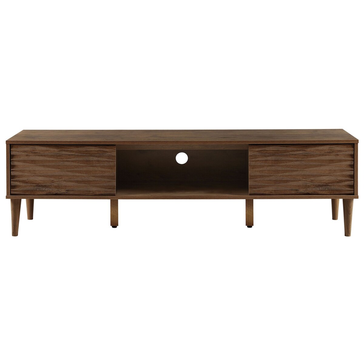 Szafka RTV ciemne drewno KAYAN