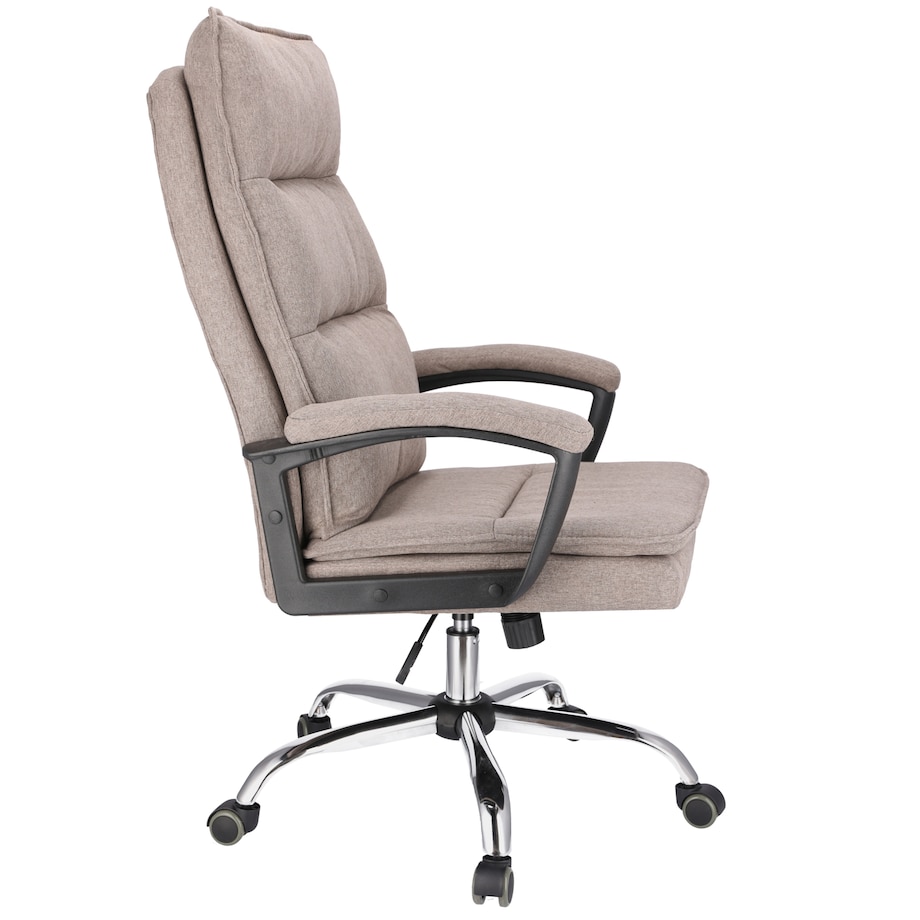 Fotel biurowy ESPO tkanina brązowy