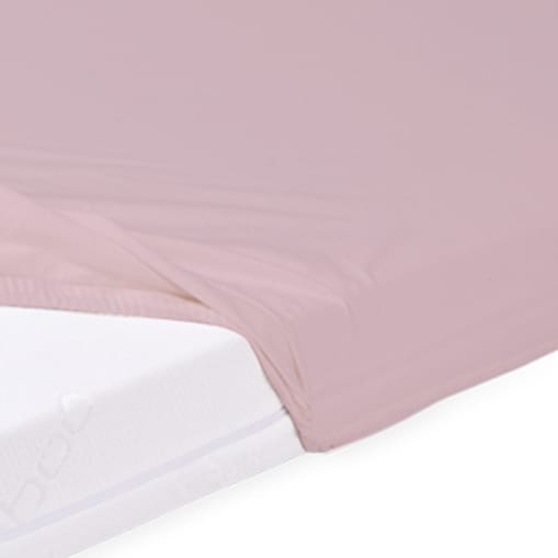 Prześcieradło 80x200 BAMBOO PAN MATERAC YOUNG różowe nieprzemakalne