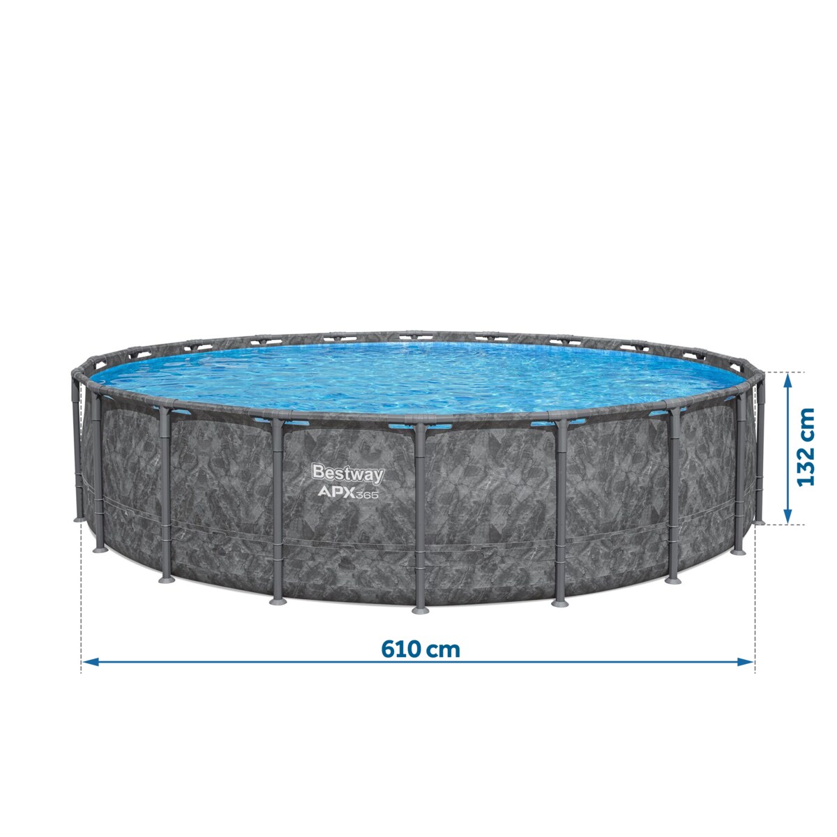 Basen stelażowy ogrodowy 610x132cm Bestway 561KE