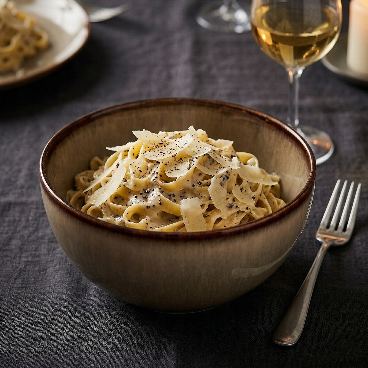 MISKA OBIADOWA BULIONÓWKA 600ml DUŻA CERAMICZNA BRĄZOWA SALATERKA MISA