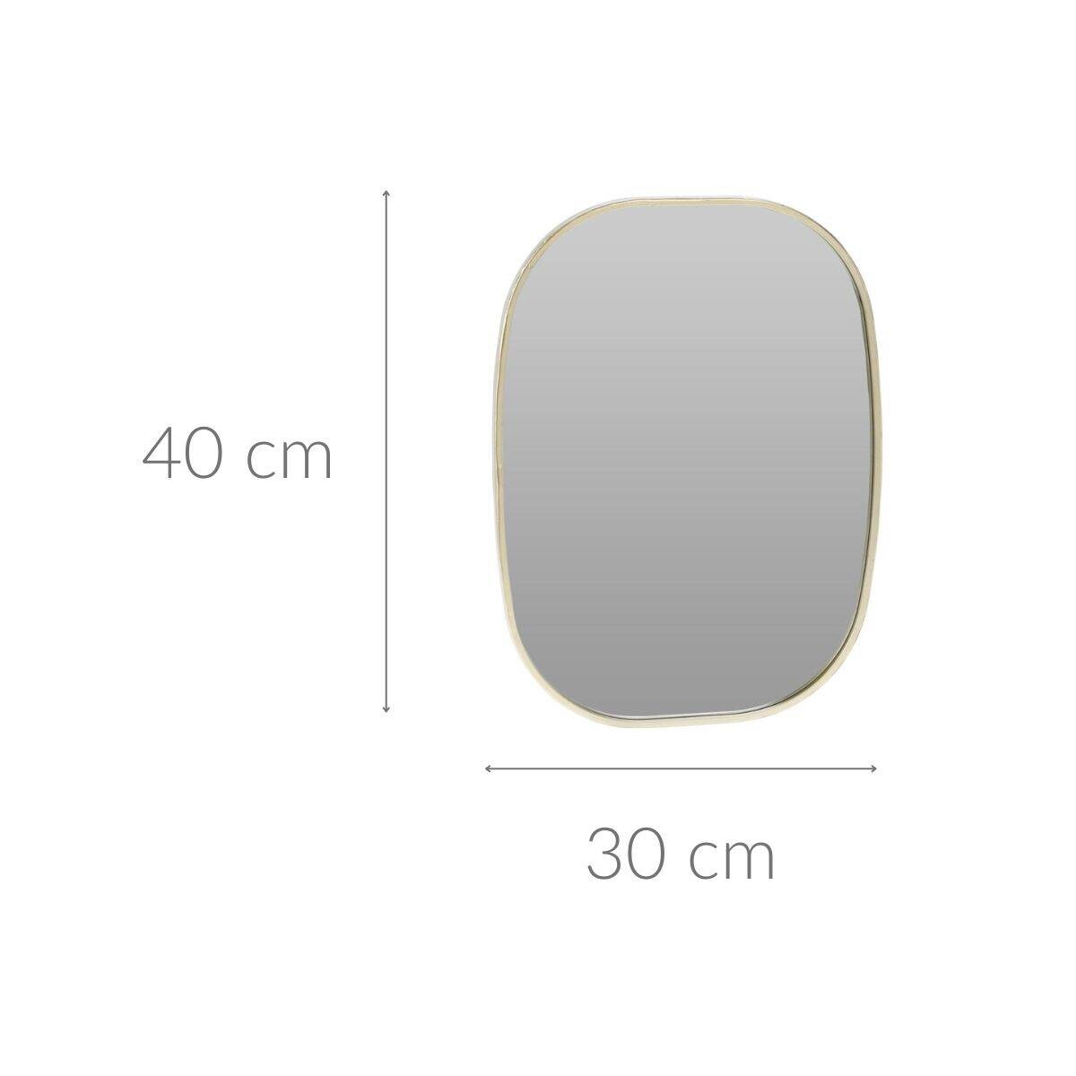 Lustro dekoracyjne CHAMPAGNE, 30 x 40 cm