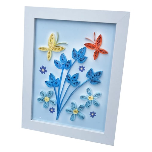 Zestaw do QUILLINGU Paski - Zimowy ogród