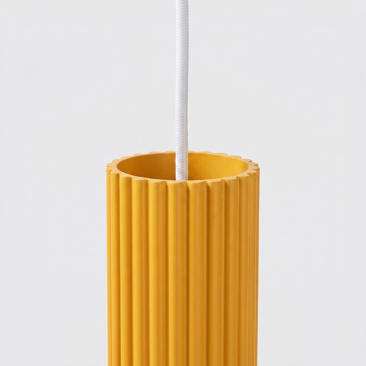 Lampa wisząca KARBON 1 żółta