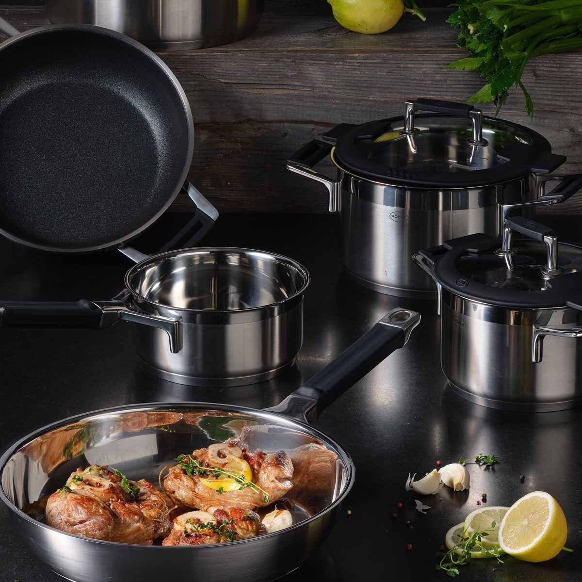 ROESLE - Zestaw 4cz. garnków Silence Pro