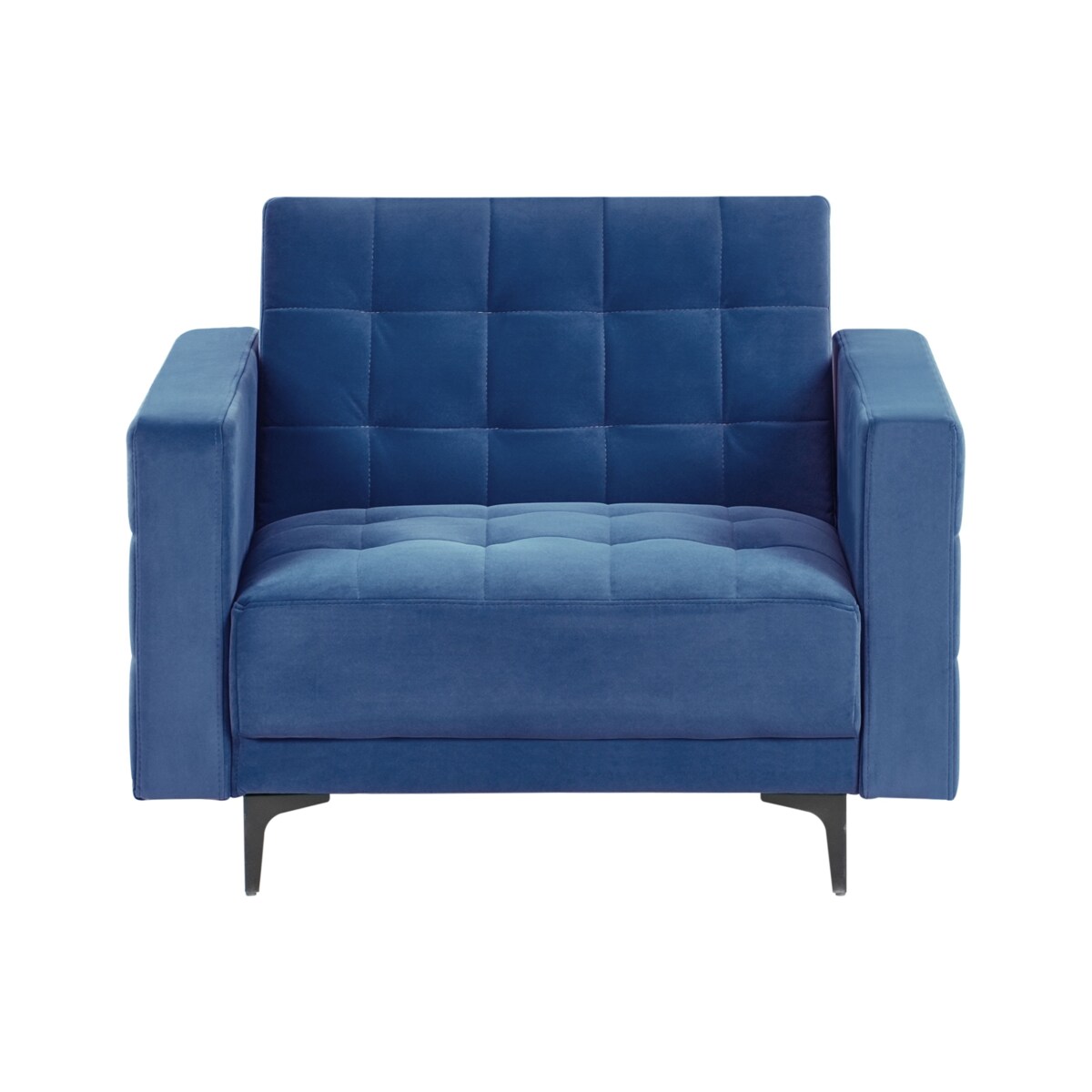 Fotel ABERDEEN Welur Niebieski