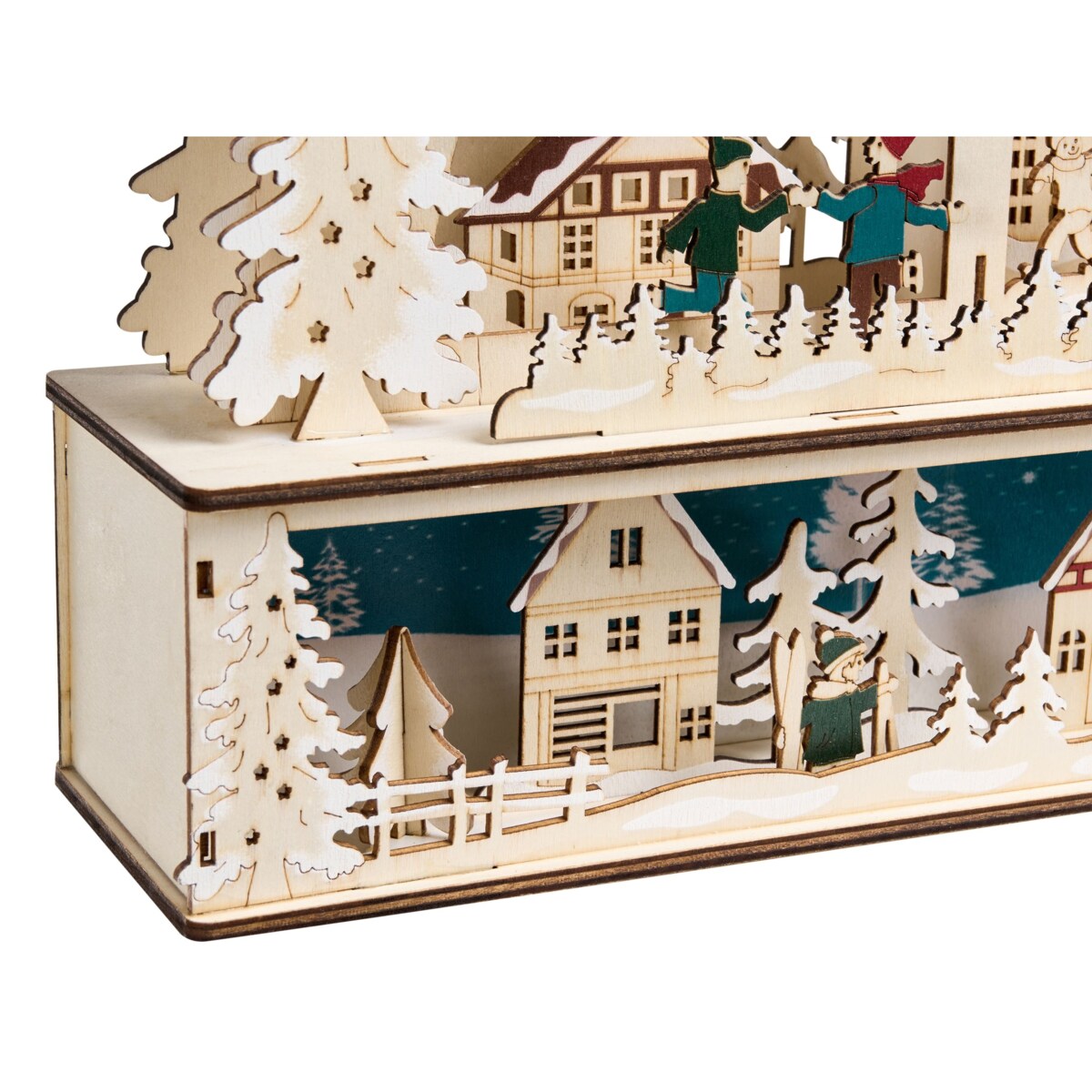 Dekoracja świąteczna LED NORSJO 36 cm Jasnobrązowy
