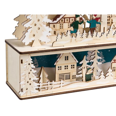 Dekoracja świąteczna LED NORSJO 36 cm Jasnobrązowy
