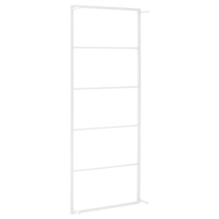 vidaXL Wieszak na ręczniki biały 45x10x115 cm stalowy