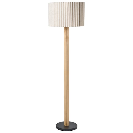 Lampa podłogowa BELESSA Len Jasnobeżowy