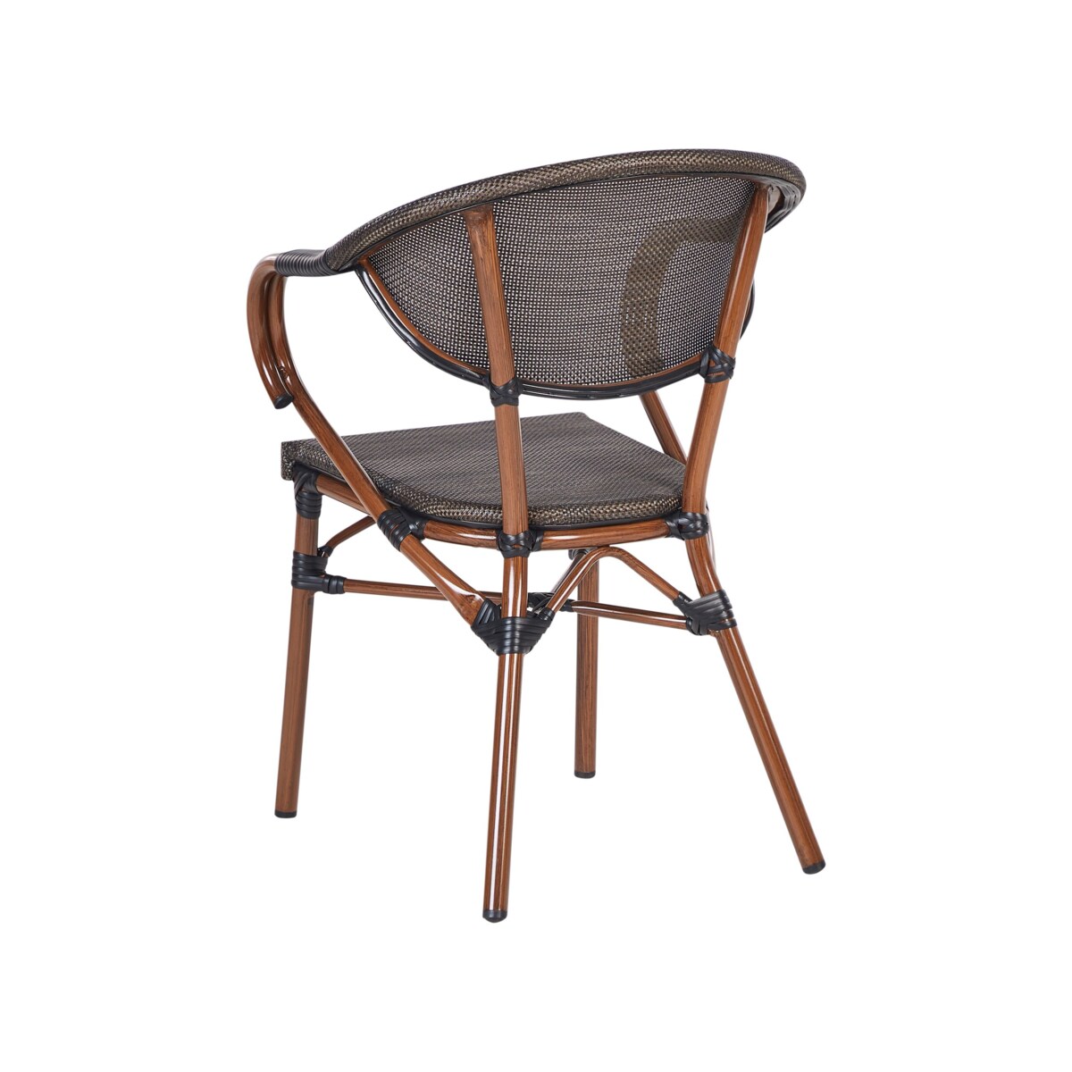 Zestaw jadalniany dla 4 osób Szkło Szary CASPRI II