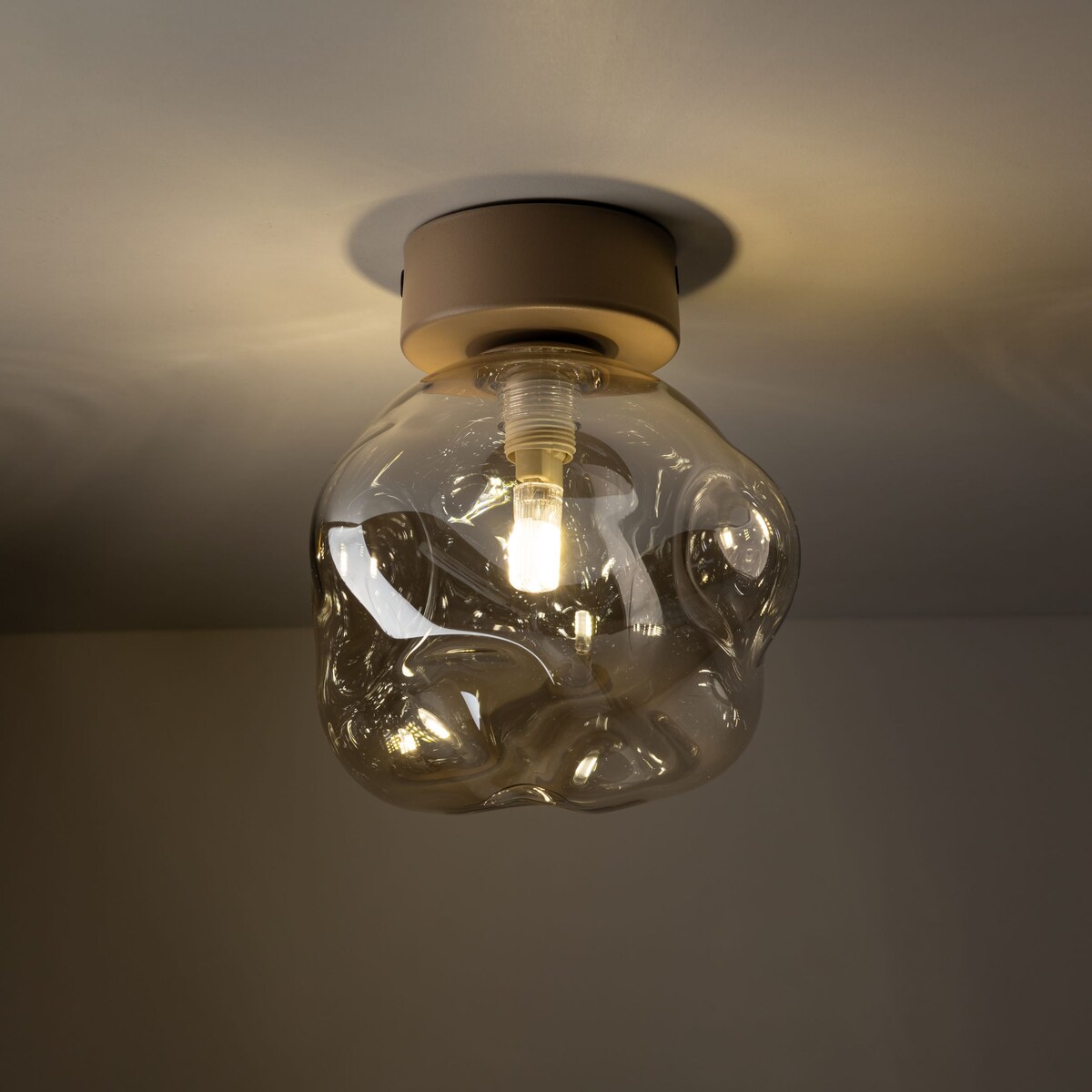 Lampa sufitowo-ścienna TK Lighting LAVA SABIA 11104 beżowo-biała G9