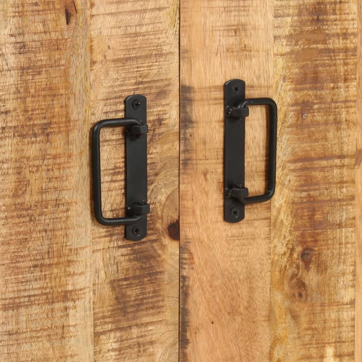 vidaXL Regał na książki, 4 poziomy, 80x30x180 cm, surowe drewno mango